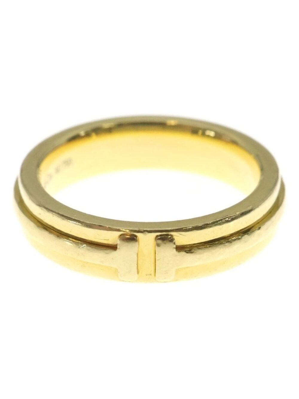 Tiffany & Co T Narrow Ring 18k Yellow Gold